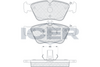 Front - Brake Pad - Icer - Mercedes-Benz