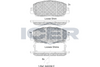 Brake Pad Set ICER