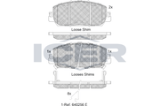 Brake Pad Set ICER