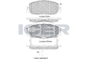Brake Pad Set ICER