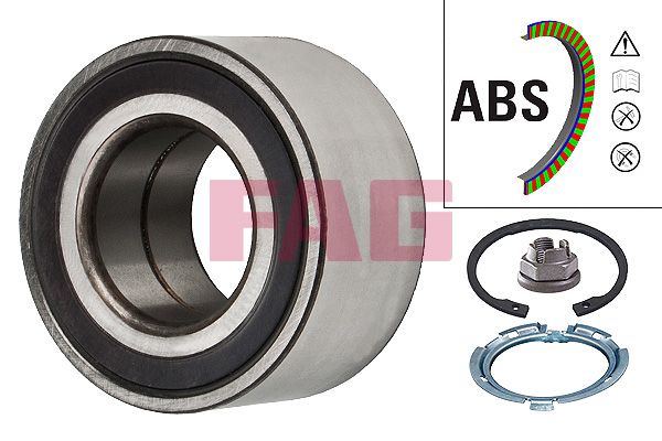 Wheel Bearing Kit  FAG  RENAULT