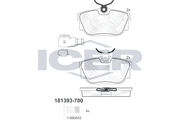 Brake Pad Rear Axle Vw Icer