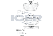 Brake Pad Rear Axle Vw Icer