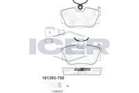 Brake Pad Rear Axle Vw Icer