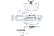 Brake Pad Rear Axle Vw Icer