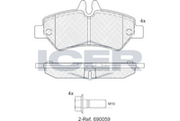 Brake Pad Set VW