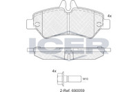 Brake Pad Set VW