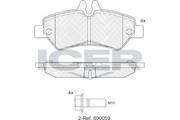 Brake Pad Set VW