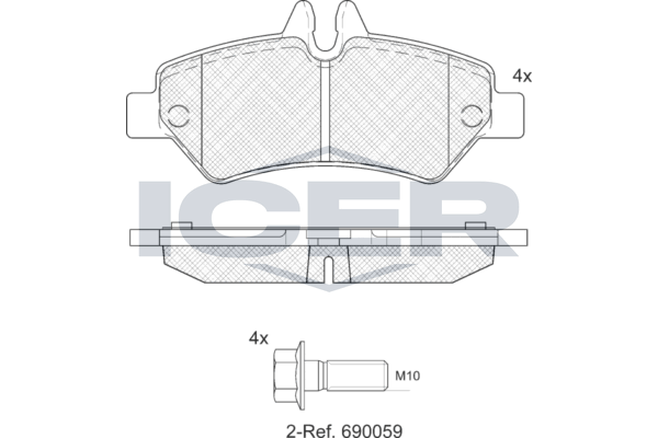 Brake Pad Set VW