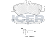 Brake Pad Set VW