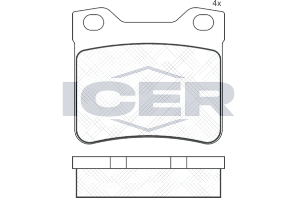 Brake Pad Set ICER