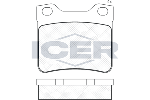 Brake Pad Set ICER