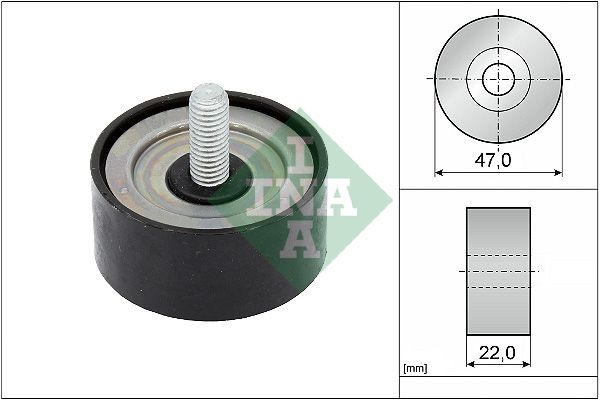 Deflection/Guide Pulley, V-ribbed belt (Belt Drive)