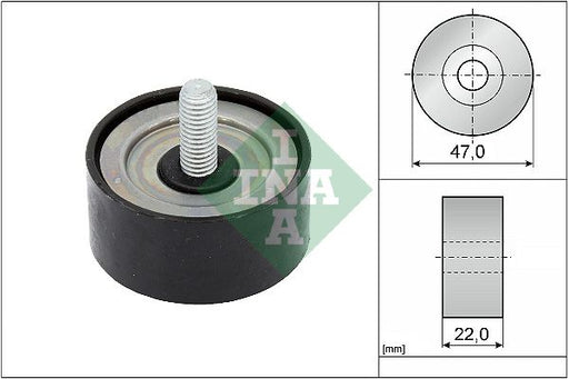 Deflection/Guide Pulley, V-ribbed belt (Belt Drive)