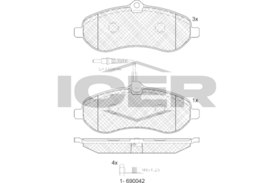 Brake pad, origin Spain