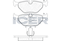 Rear - Brake Pad - Icer - 520 E39