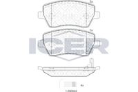 Front - Brake Pad - Icer Suzuki Swift Ii