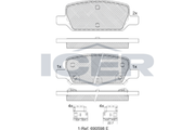 Brake Pad Set TESLA
