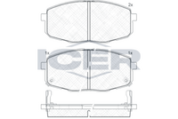 Front Brake Pad Icer Hyundai I30