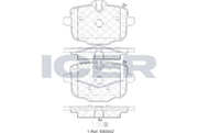 Brake Pads Rear Axle , 5-Series 525