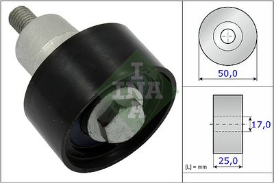 Deflection/Guide Pulley, timing belt SEAT
