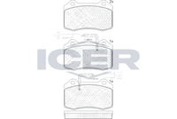 Brake Pad Set Fr Icer Alfa Romeo Spider