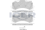 Brake Pad Set ICER