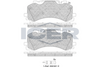 Brake Pad Set ICER