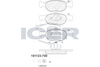 Brake Pad Set Front Icer Fiat Brava
