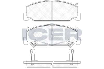 Brake Pad Icer Honda Civic
