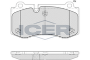 Front - Brake Pad - Icer Mercedes-Benz E