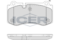 Front - Brake Pad - Icer Mercedes-Benz E