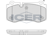 Front - Brake Pad - Icer Mercedes-Benz E