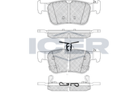 Brake Pad Set Front Icer Honda
