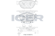 Brake Pad Front Axle Audi Icer