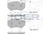 Brake Pad Set  AUDI