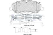 Brake Pad Set, disc brake (Braking System)