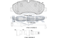 Brake Pad Set, disc brake (Braking System)