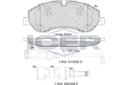 Brake Pad Set, disc brake (Braking System)