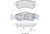 Brake Pad Set Rear Icer Citroen Jumper