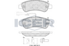 Brake Pad Set Rear Icer Citroen Jumper