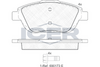 Brake Pad Set, disc brake (Braking System)