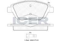 Brake Pad Set, disc brake (Braking System)