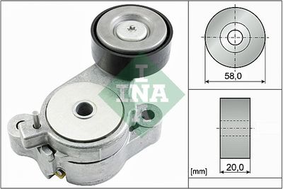 Belt Tensioner - Ina - Fabiaii