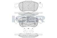 Brake Pad Set Front Icer Jeep Renegade