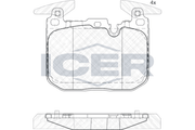 Front - Brake Pad - Icer Bmw 1 (F20) 118