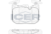 Front - Brake Pad - Icer Bmw 1 (F20) 118