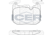 Front - Brake Pad - Icer Bmw 1 (F20) 118