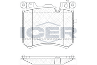 Brake Pad Set Front Icer Bmw Series 5