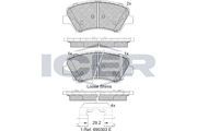Brake Pad Set, disc brake HYUNDAI